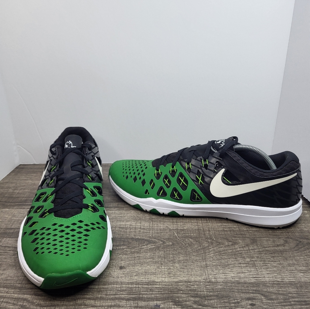 Nike Train Speed 4 AMP Oregon Ducks Running Shoes Men Size 12.5 844102-301